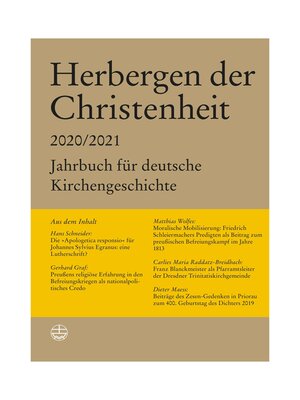 cover image of Herbergen der Christenheit 2020/2021